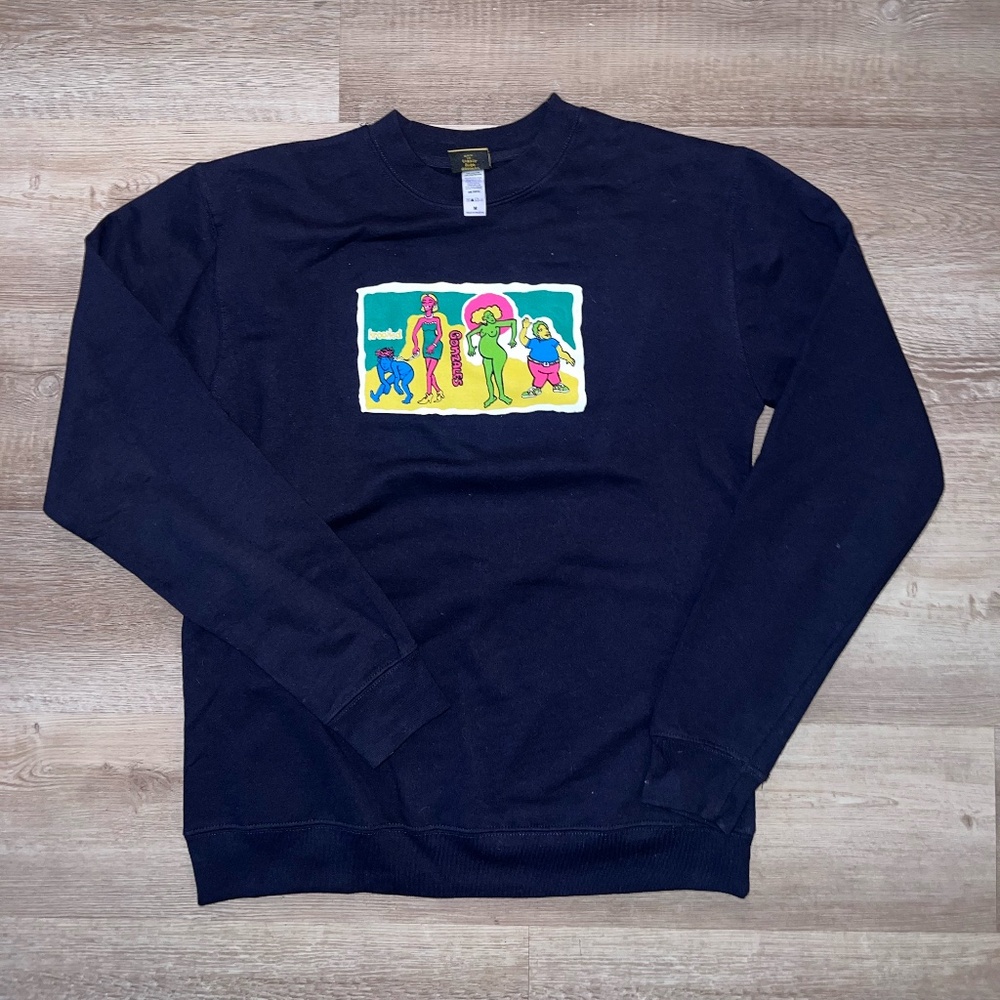 Krooked Family Affair Crewneck -Navy